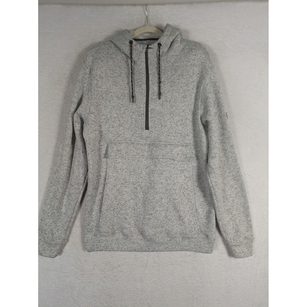 Billabong Adventure Division Hoodie Men's XL Gray 1/4 Zip Heathered